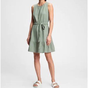 Ruffle Hem Gauze Dress